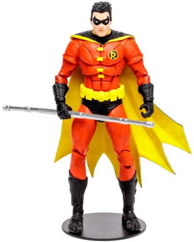 Екшън фигура McFarlane DC Comics: Multiverse - Robin (Tim Drake) (Gold Label), 18 cm - 1
