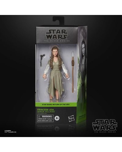 Екшън фигура Hasbro Movies: Star Wars - Princess Leia (Ewok Village) (Black Series), 15 cm - 8