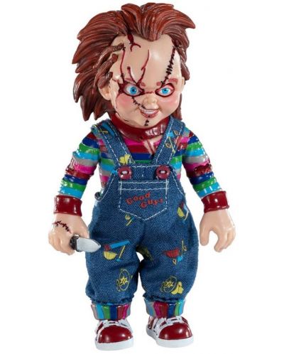 Екшън фигура The Noble Collection Movies: Child's Play - Chucky (Bendyfigs), 14 cm - 1