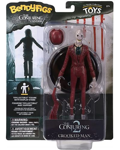 Екшън фигура The Noble Collection Movies: The Conjuring - The Crooked Man (Bendyfigs), 19 cm - 7
