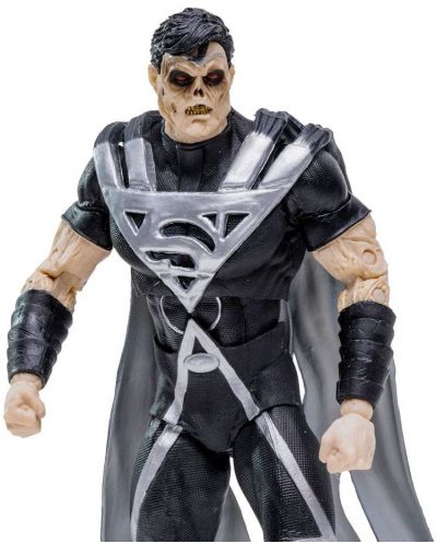 Екшън фигура McFarlane DC Comics: Multiverse - Black Lantern Superman (Blackest Night) (Build A Figure), 18 cm - 2