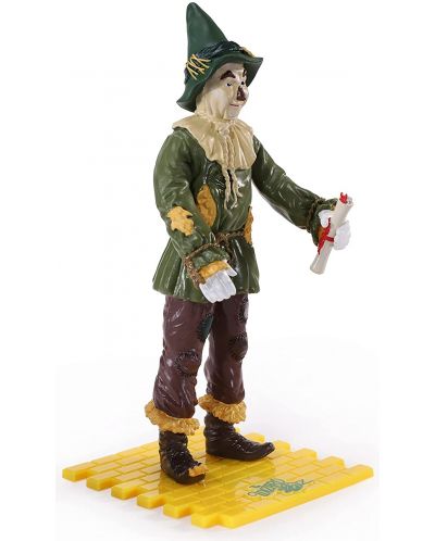 Екшън фигура The Noble Collection Movies: The Wizard of Oz - Scarecrow (Bendyfigs), 19 cm - 4
