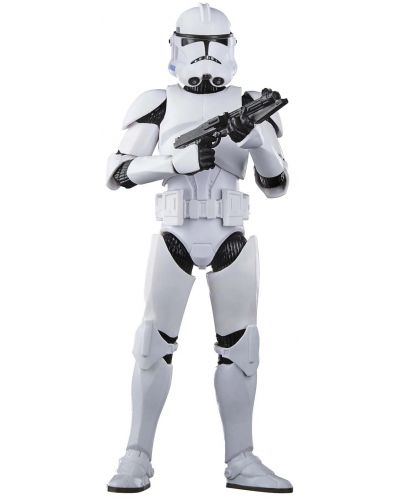 Екшън фигура Hasbro Movies: Star Wars - Clone Trooper (The Clone Wars) (The Black Series) (Gaming Greats), 15 cm - 1