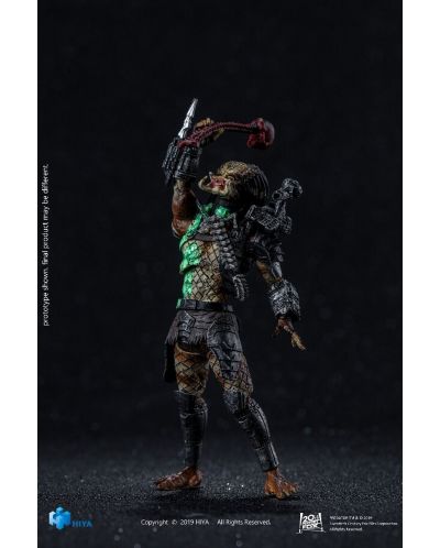 Екшън фигура Hiya Movies: Predator - Battle Damage Jungle Predator, 11 cm - 3