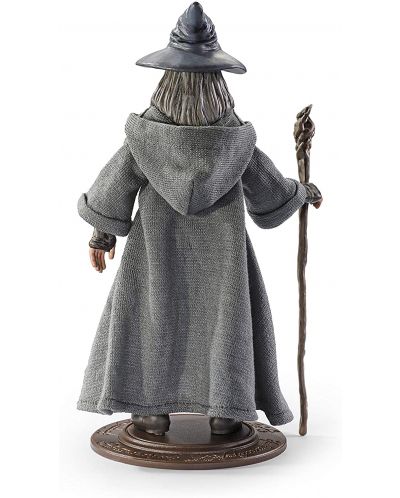 Екшън фигура The Noble Collection Movies: The Lord of the Rings - Gandalf (Bendyfigs), 19 cm - 3