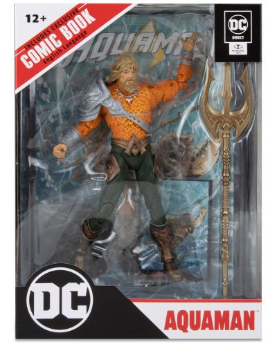 Екшън фигура McFarlane DC Comics: Aquaman - Aquaman (Page Punchers), 18 cm - 10
