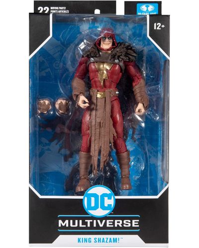 Екшън фигура McFarlane DC Comics: Multiverse - King Shazam! (The Infected), 18 cm - 6