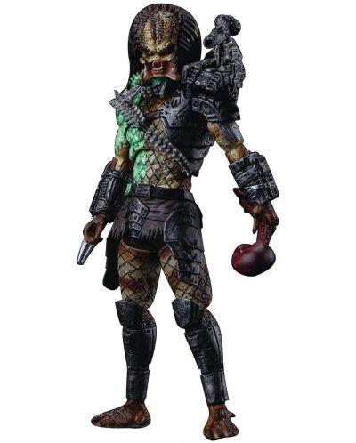 Екшън фигура Hiya Movies: Predator - Battle Damage Jungle Predator, 11 cm - 1