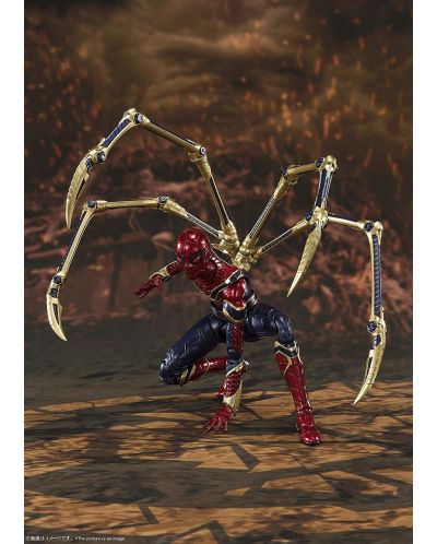 Екшън фигура Tamashii Nations Marvel: Spider-man - Iron Spider (Avengers Endgame), 15 cm - 3