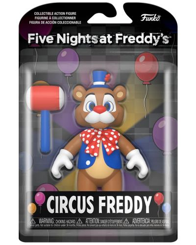 Екшън фигура Funko Games: Five Nights at Freddy's - Circus Freddy, 13 cm - 2