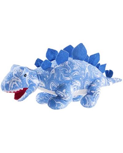 Екологична плюшена играчка Heunec - Син динозавър, 43 сm - 1