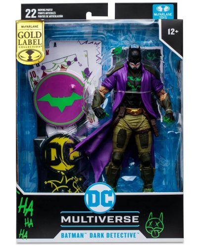 Екшън фигура McFarlane DC Comics: Multiverse - Batman: Dark Detective (Future State) (Jokerized) (Gold Label), 18 cm - 8