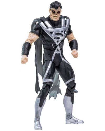 Екшън фигура McFarlane DC Comics: Multiverse - Black Lantern Superman (Blackest Night) (Build A Figure), 18 cm - 3