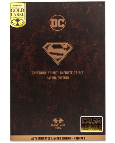 Екшън фигура McFarlane DC Comics: Multiverse - Superboy Prime (Infinite Crisis) (Patina Edition) (Gold Label), 18 cm - 10