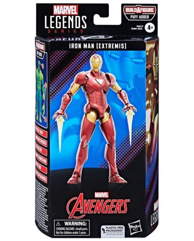 Екшън фигура Hasbro Marvel: Iron Man - Iron Man (Extremis) (Marvel Legends), 15 cm - 5