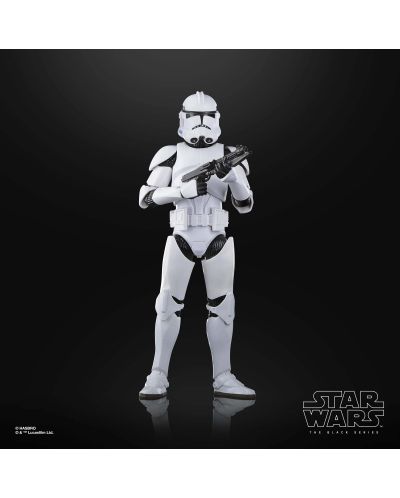 Екшън фигура Hasbro Movies: Star Wars - Clone Trooper (The Clone Wars) (The Black Series) (Gaming Greats), 15 cm - 5