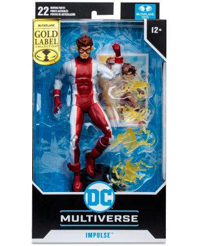 Екшън фигура McFarlane DC Comics: Multiverse - Impulse (Flash War) (Gold Label), 18 cm - 8
