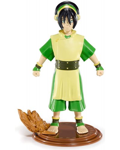 Екшън фигура The Noble Collection Animation: Avatar: The Last Airbender - Toph (Bendyfig), 17 cm - 1
