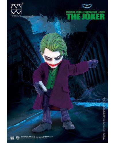 Екшън фигура Herocross DC Comics: Batman - The Joker (The Dark Knight), 14 cm - 3
