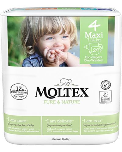 Еко пелени Moltex - Макси, 7-14 kg, 29 броя