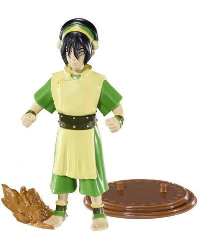 Екшън фигура The Noble Collection Animation: Avatar: The Last Airbender - Toph (Bendyfig), 17 cm - 6