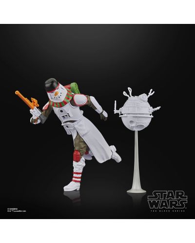 Екшън фигура Hasbro Movies: Star Wars - Snowtrooper (Black Series) (Holiday Edition), 15 cm - 4