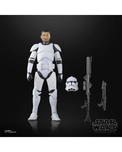 Екшън фигура Hasbro Movies: Star Wars - Clone Trooper (The Clone Wars) (The Black Series) (Gaming Greats), 15 cm - 6