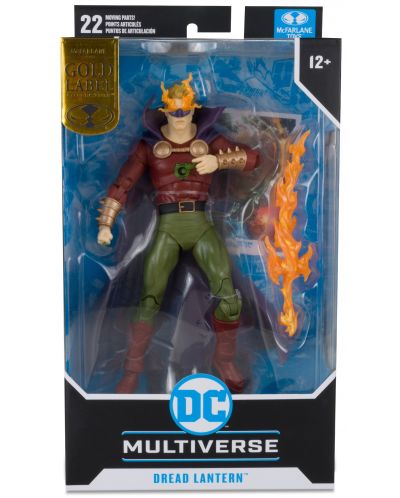 Екшън фигура McFarlane DC Comics: Multiverse - Dread Lantern (Dark Metal)(Gold Label), 18 cm - 8