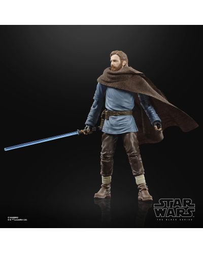 Екшън фигура Hasbro Movies: Star Wars - Obi-Wan Kenobi (Tibidon Station) (Black Series), 15 cm - 6