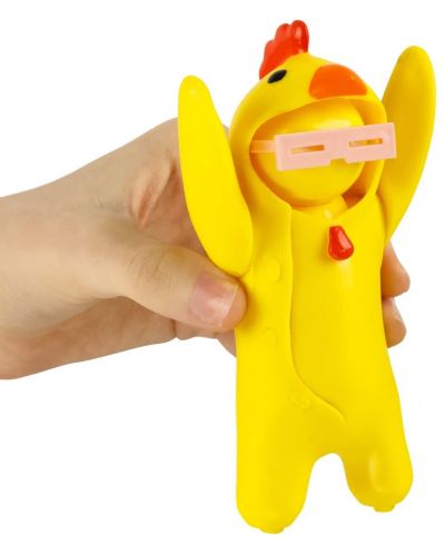 Екшън фигура P.M.I. Games: Gang Beasts - Yellow Chicken Kigurumi, 11 cm - 3
