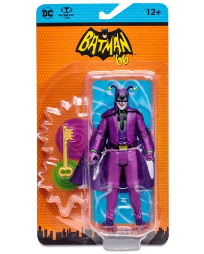 Екшън фигура McFarlane DC Comics: Batman - The Joker (Batman '66 Comic) (DC Retro), 15 cm - 9