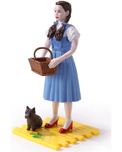 Екшън фигура The Noble Collection Movies: The Wizard of Oz - Dorothy (Bendyfigs), 19 cm - 5