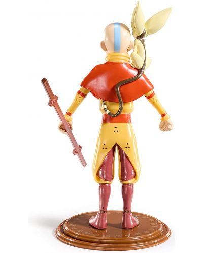 Екшън фигура The Noble Collection Animation: Avatar: The Last Airbender - Aang (Bendyfig), 18 cm - 5