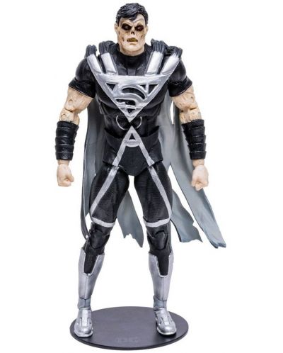 Екшън фигура McFarlane DC Comics: Multiverse - Black Lantern Superman (Blackest Night) (Build A Figure), 18 cm - 1