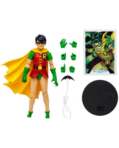 Екшън фигура McFarlane DC Comics: Multiverse - Robin (Dick Grayson) (DC Rebirth) (Gold Label), 18 cm - 8