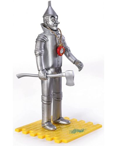 Екшън фигура The Noble Collection Movies: The Wizard of Oz - Tinman (Bendyfigs), 19 cm - 3