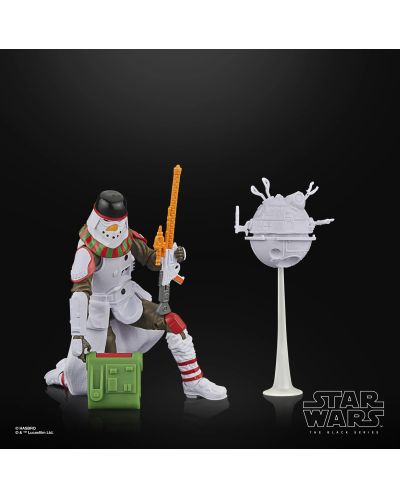 Екшън фигура Hasbro Movies: Star Wars - Snowtrooper (Black Series) (Holiday Edition), 15 cm - 6