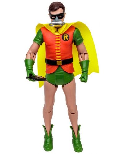 Екшън фигура McFarlane DC Comics: Batman - Robin With Oxygen Mask (DC Retro), 15 cm - 4