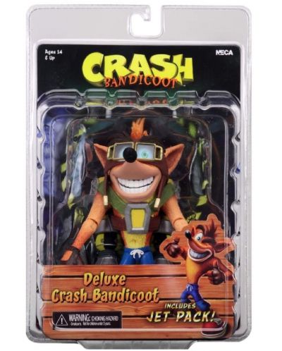 Екшън фигура NECA Games: Crash Bandicoot - Crash with Jetpack - 4