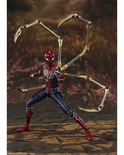 Екшън фигура Tamashii Nations Marvel: Spider-man - Iron Spider (Avengers Endgame), 15 cm - 4