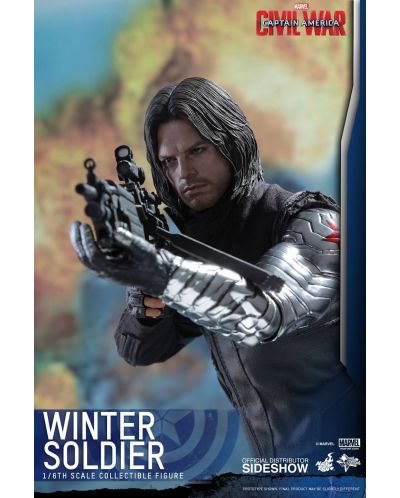Екшън фигура Captain America: Civil War Movie Masterpiece - Winter Soldier, 31 cm - 3