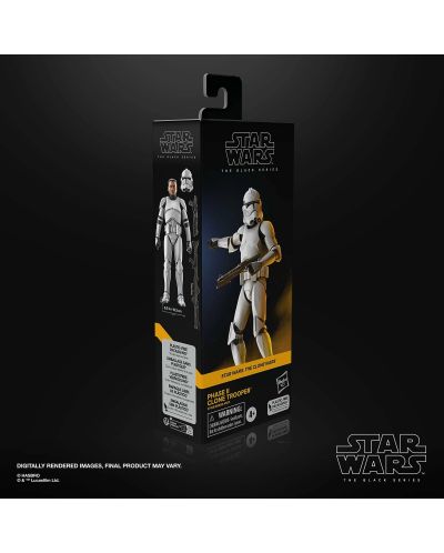 Екшън фигура Hasbro Movies: Star Wars - Clone Trooper (The Clone Wars) (The Black Series) (Gaming Greats), 15 cm - 8