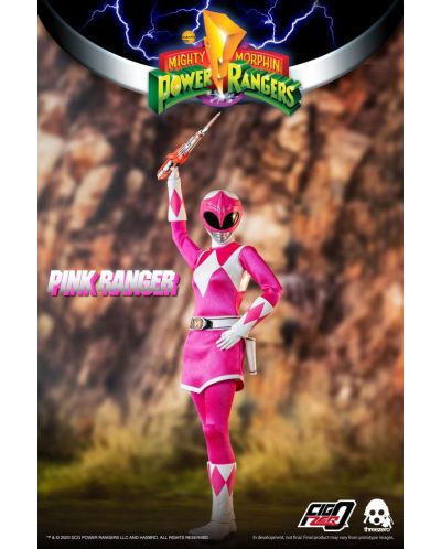 Екшън фигура ThreeZero Television: Might Morphin Power Rangers - Pink Ranger, 30 cm - 4
