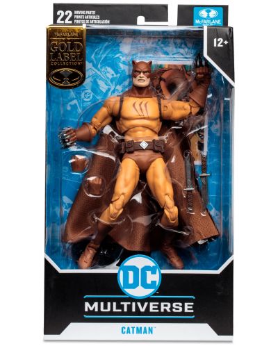 Екшън фигура McFarlane DC Comics: Multiverse - Catman (Villains United) (Gold Label), 18 cm - 9