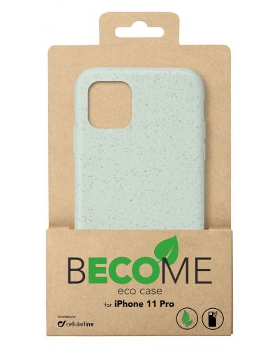 Калъф Cellularline - Become, iPhone 11 Pro, зелен - 2