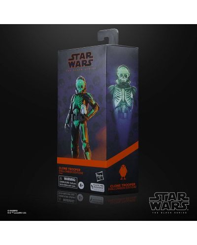 Екшън фигура Hasbro Movies: Star Wars - Clone Trooper (Halloween Edition) (Black Series), 15 cm - 10