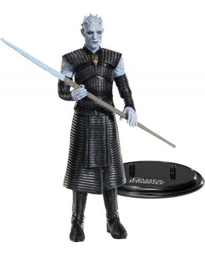 Екшън фигура The Noble Collection Television: Game of Thrones - The Night King (Bendyfigs), 19 cm - 2