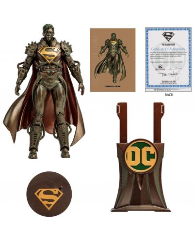 Екшън фигура McFarlane DC Comics: Multiverse - Superboy Prime (Infinite Crisis) (Patina Edition) (Gold Label), 18 cm - 9