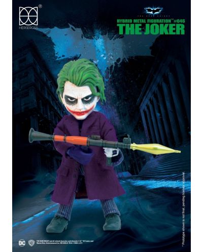 Екшън фигура Herocross DC Comics: Batman - The Joker (The Dark Knight), 14 cm - 5