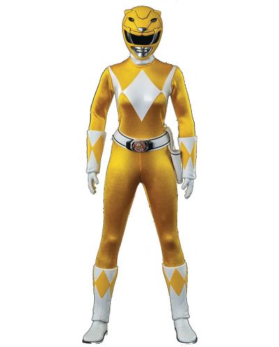 Екшън фигура ThreeZero Television: Might Morphin Power Rangers - Yellow Ranger, 30 cm - 1